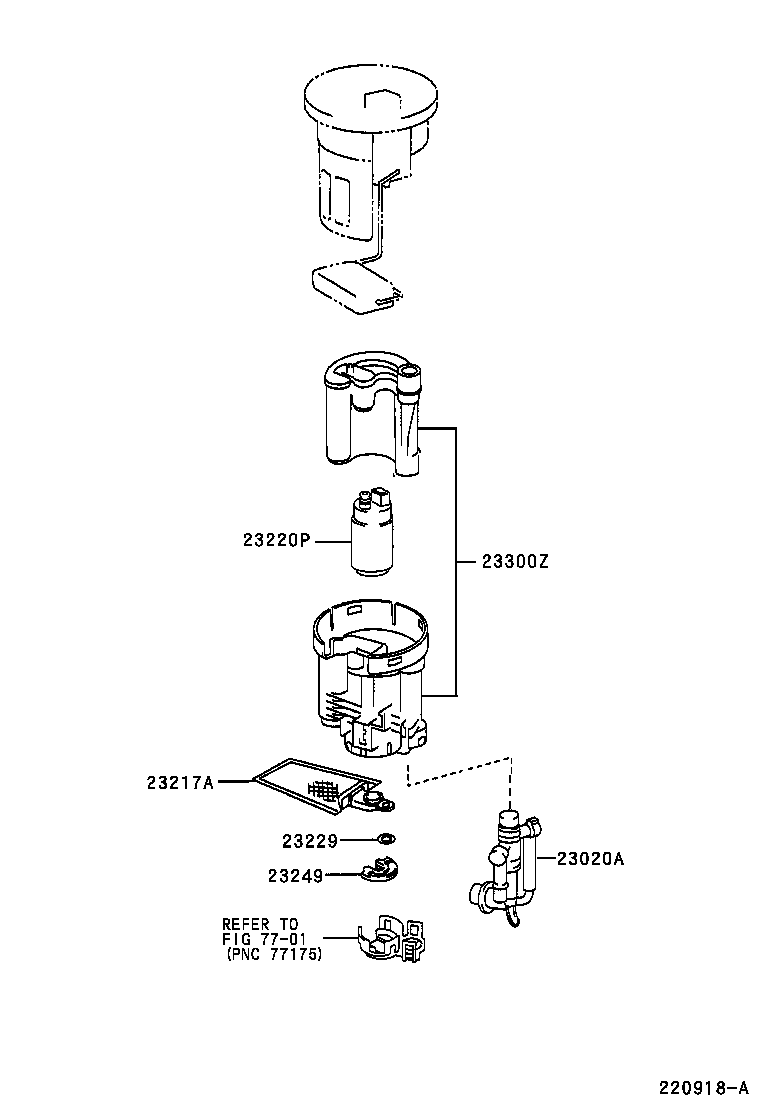 23209-49065 INJECTOR ASSY, FUEL product image