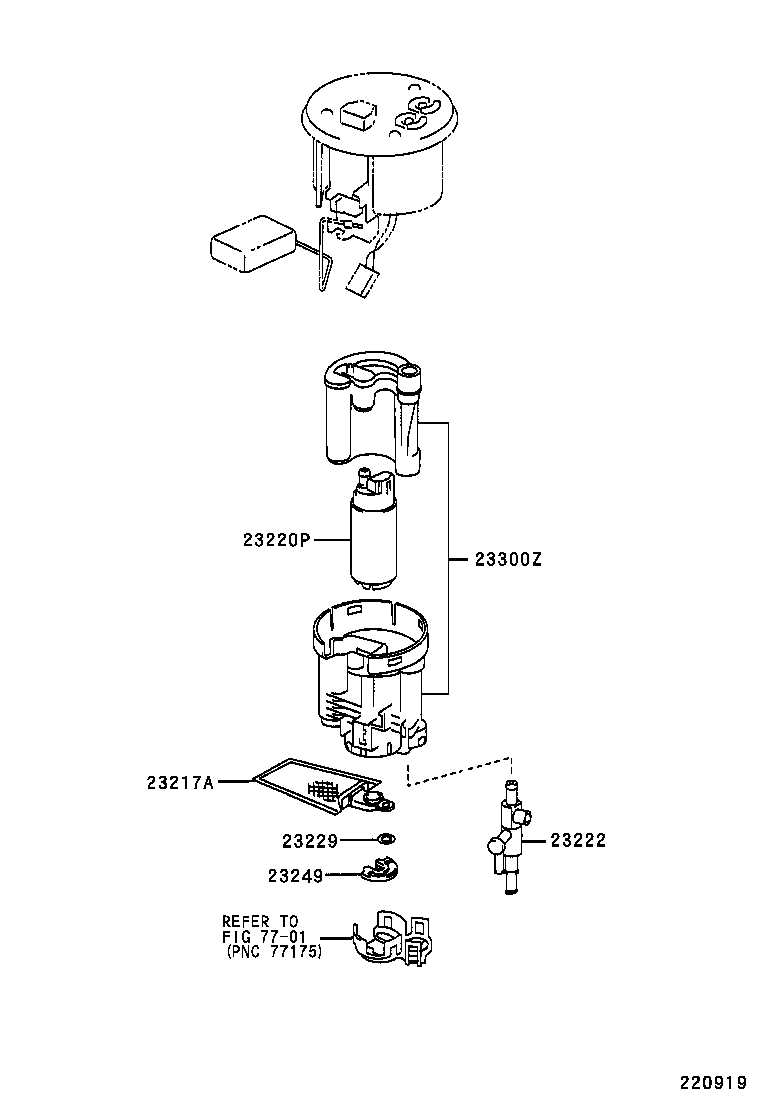 23209-49065 INJECTOR ASSY, FUEL product image