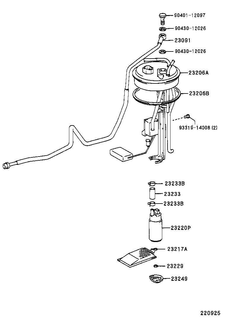 22271-46020 GASKET, THROTTLE BODY product image