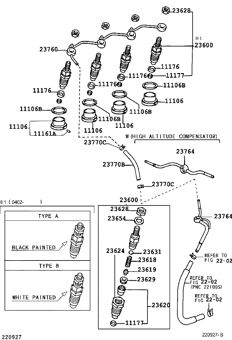 23600-59255 HOLDER & NOZZLE SET, NOZZLE product image
