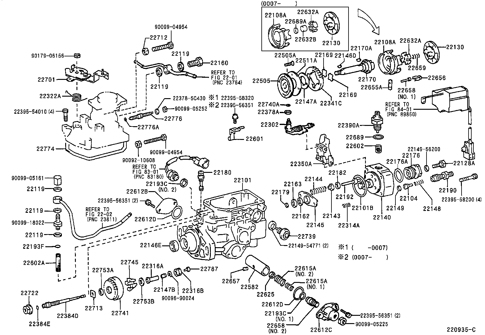 22140-5B590 HEAD SUB-ASSY, DISTRIBUTIVE PUMP product image