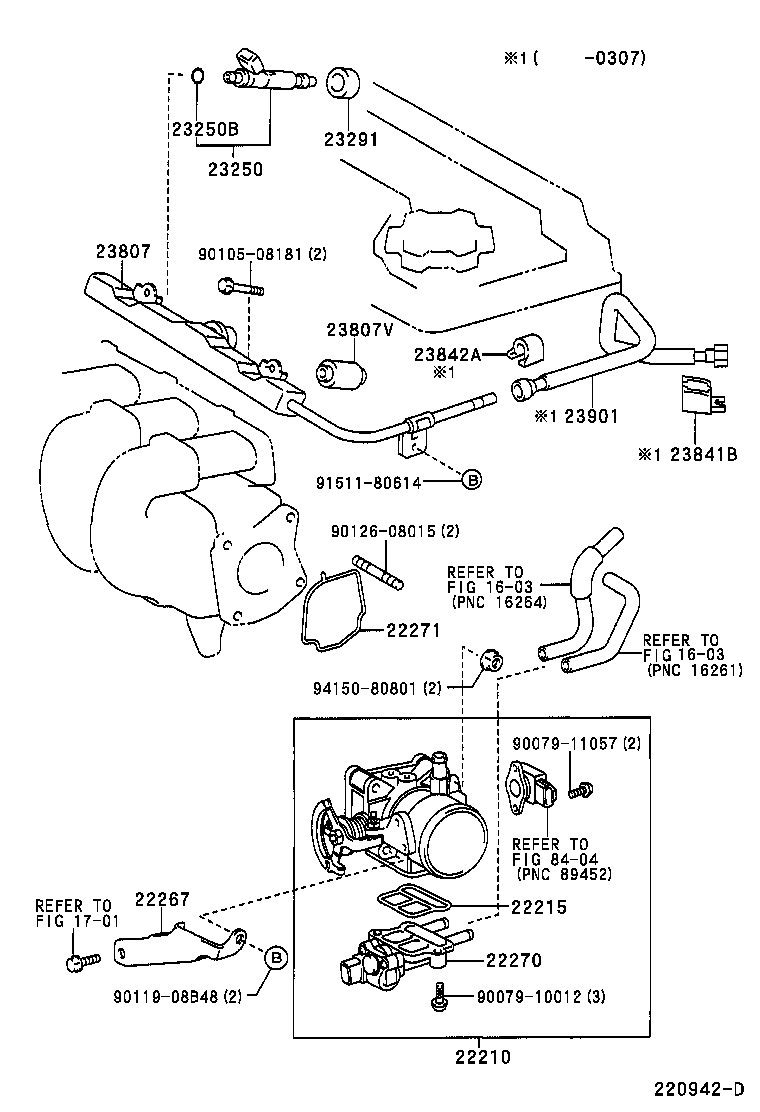 22271-22020 GASKET, THROTTLE BODY product image
