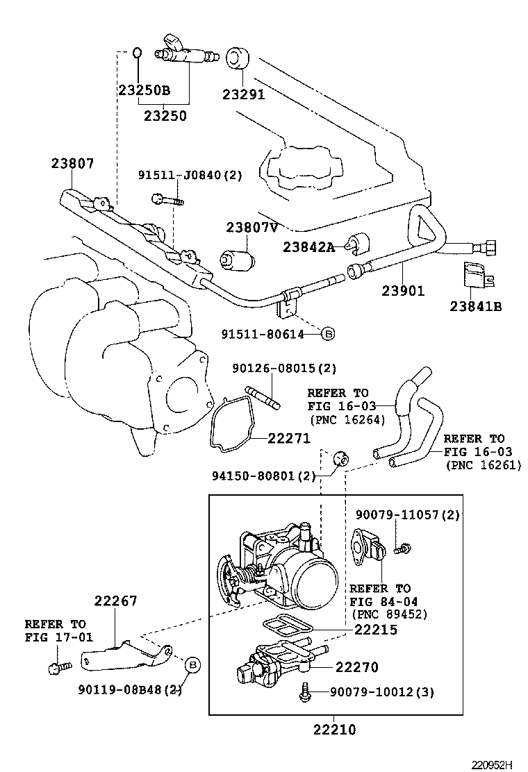 22030-28011 BODY ASSY, THROTTLE W/MOTOR product image