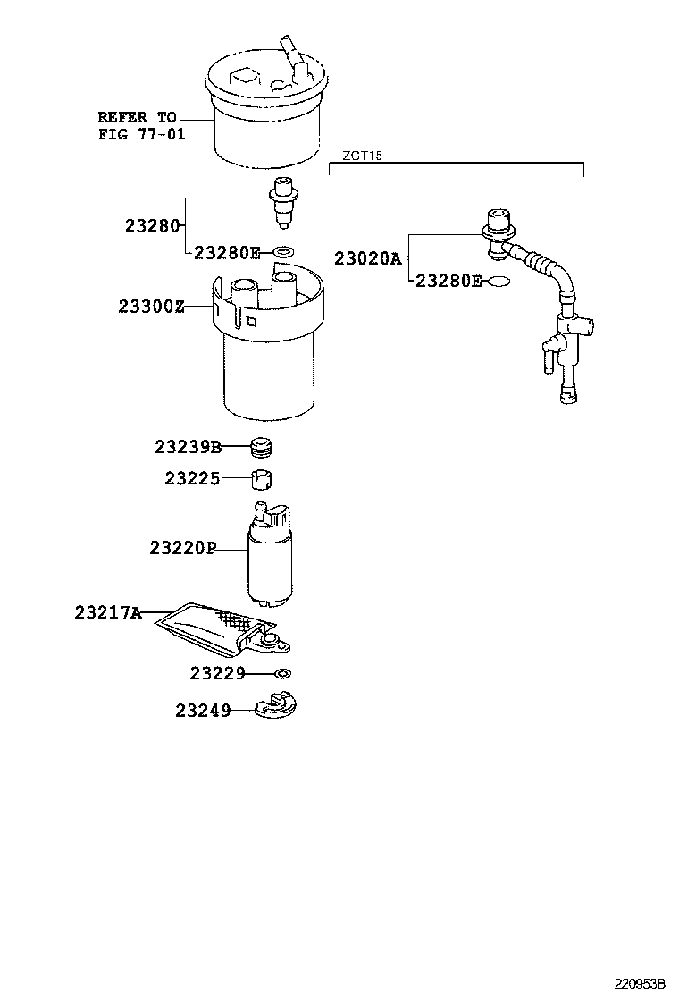 23901-28041 TUBE SUB-ASSY, FUEL product image