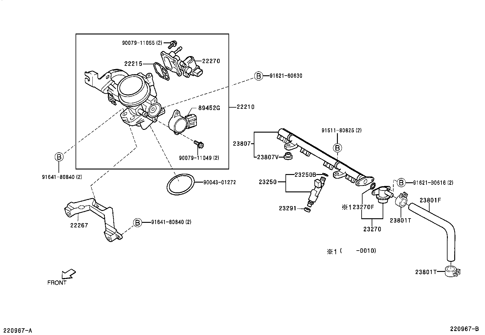 23250-97201 INJECTOR ASSY, FUEL product image