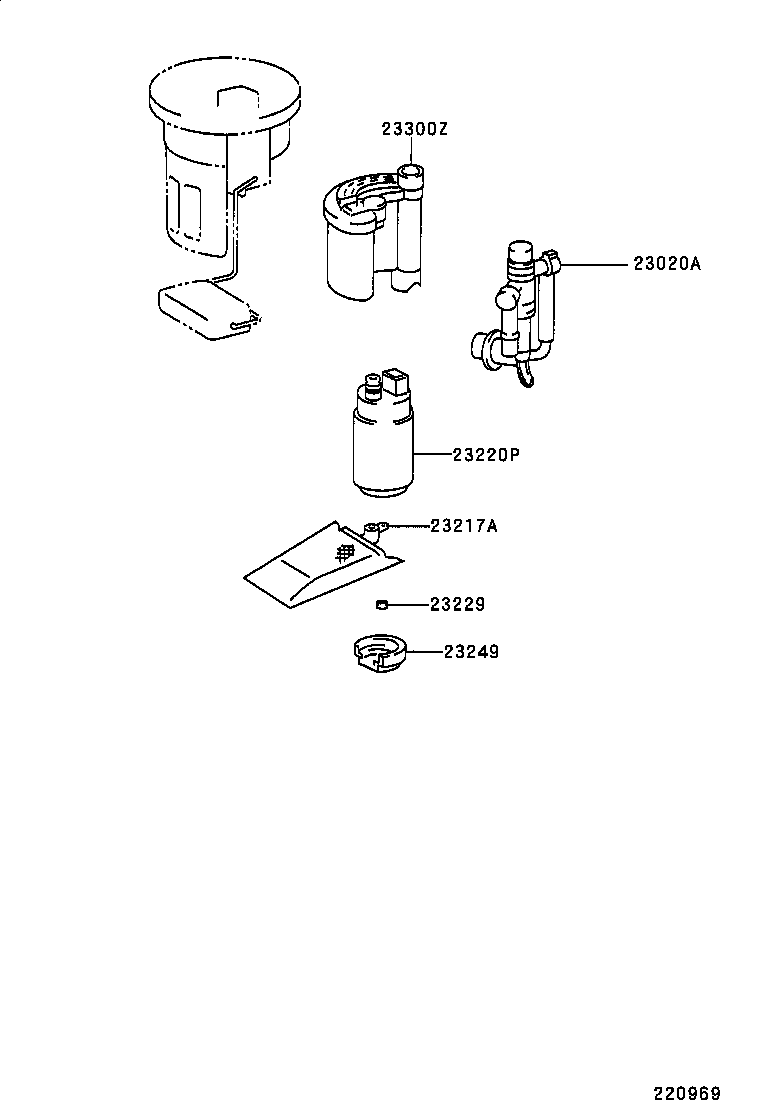 23209-49065 INJECTOR ASSY, FUEL product image