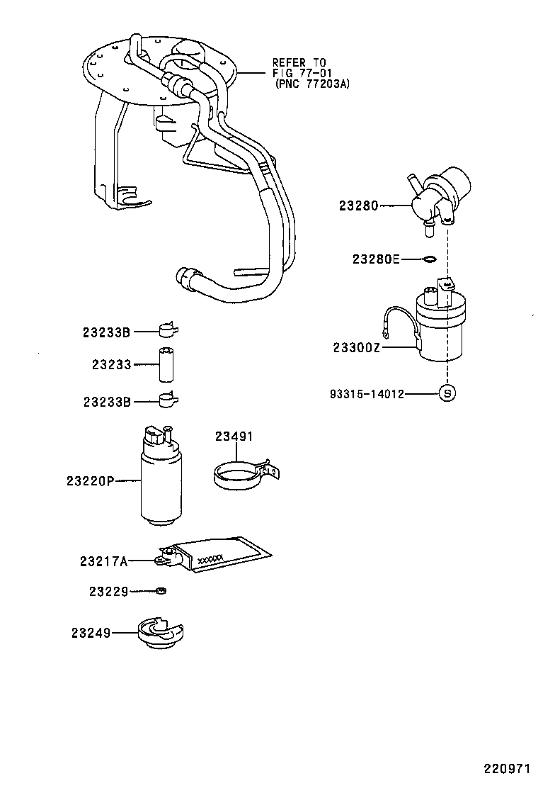 23100-28030 PUMP ASSY, FUEL product image