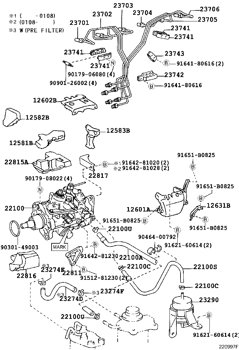 22100-1C080 PUMP ASSY, INJECTION OR SUPPLY product image