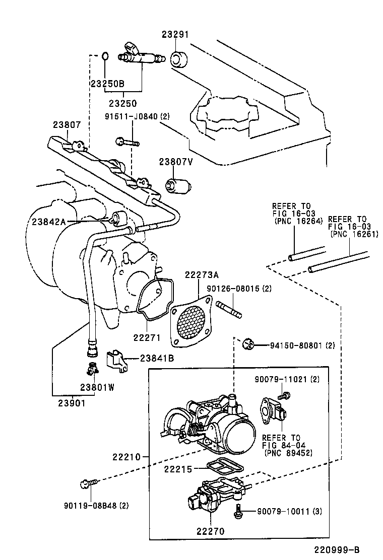 Toyota 23221-21020 PUMP ASSY, FUEL