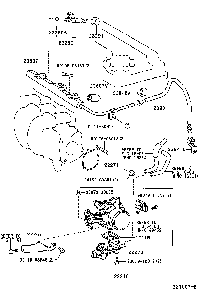 22271-22040 GASKET, THROTTLE BODY product image