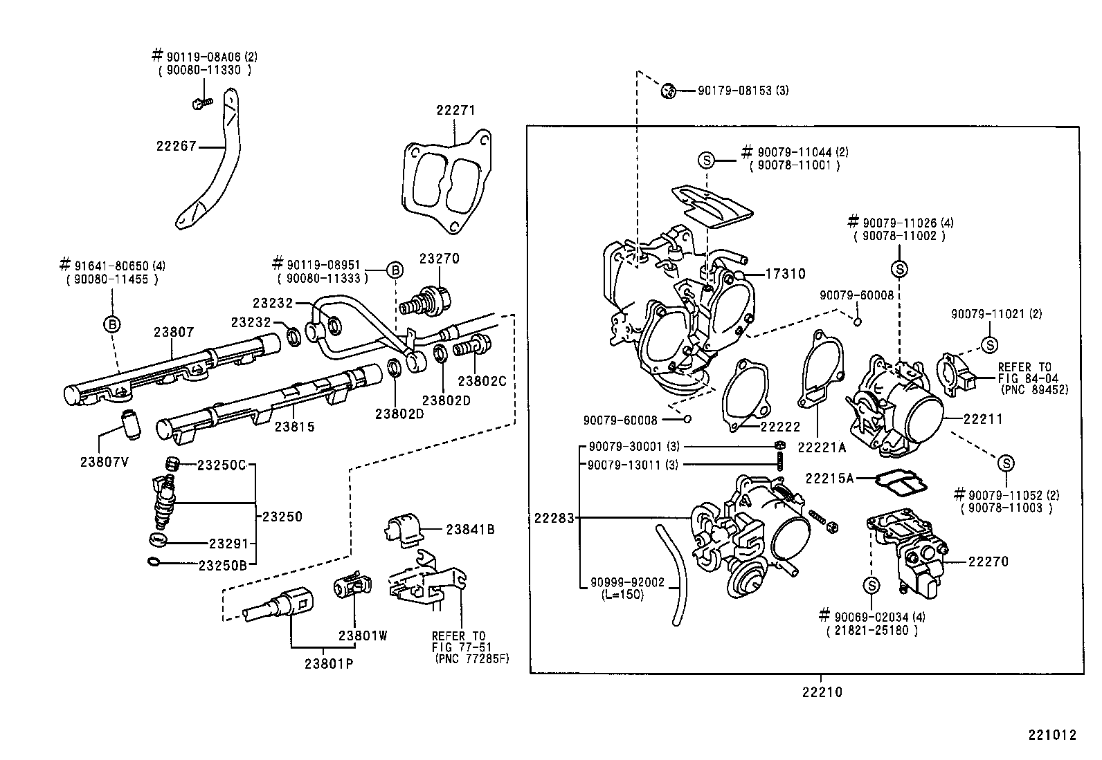 22210-0A080 BODY ASSY, THROTTLE product image