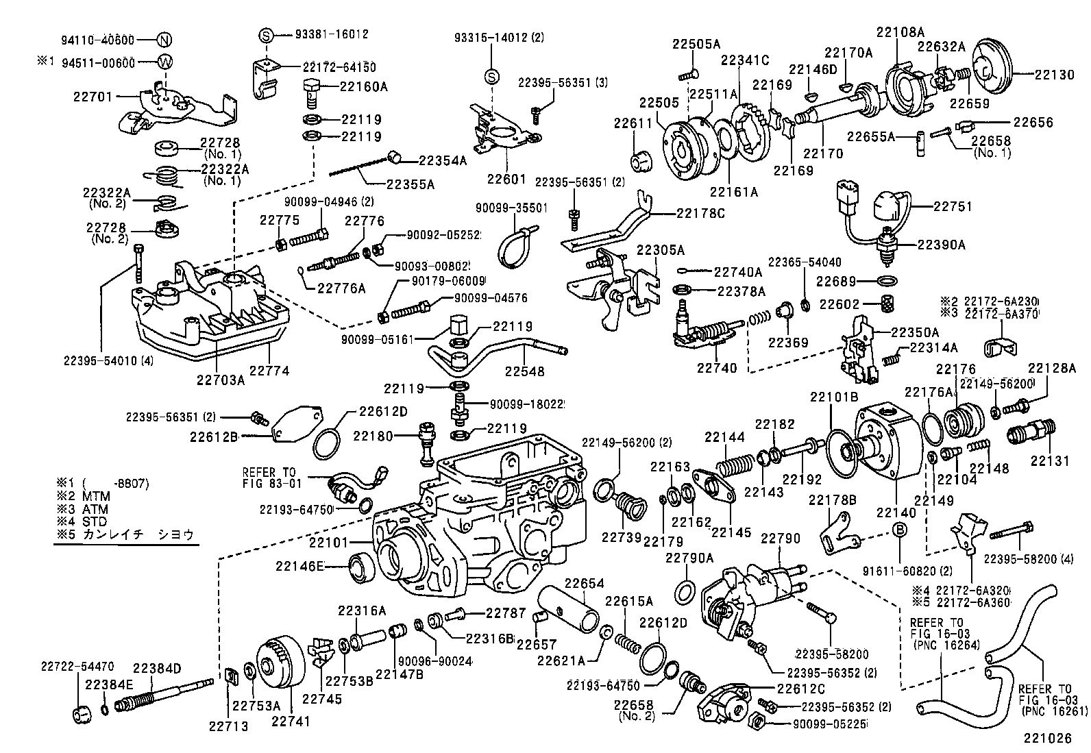 22178-6A550 BRACKET SUB-ASSY, IDLE UP product image