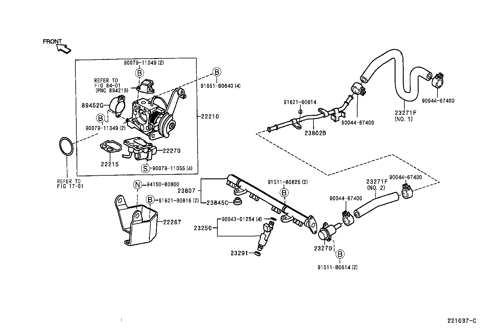 22210-97403 BODY ASSY, THROTTLE product image