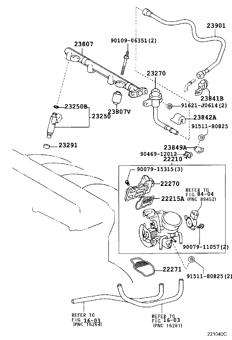 22222-20131 GASKET, INTAKE AIR CONTROL VALVE, NO.2 product image