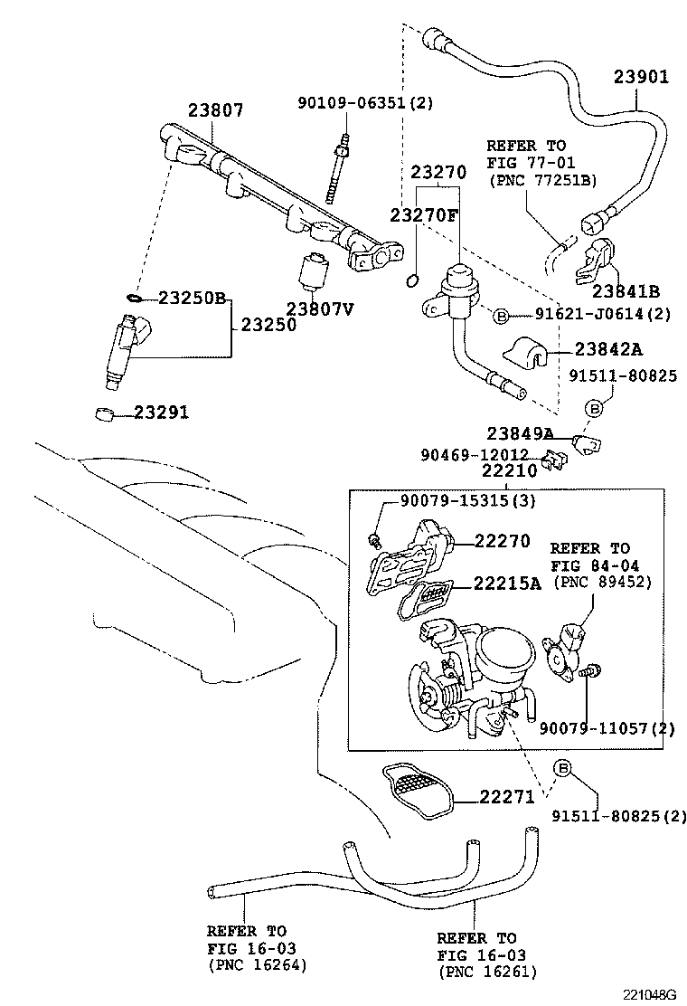 Toyota 22270-28010 VALVE ASSY, IDLE SPEED CONTROL(FOR THLOTTLE BODY)