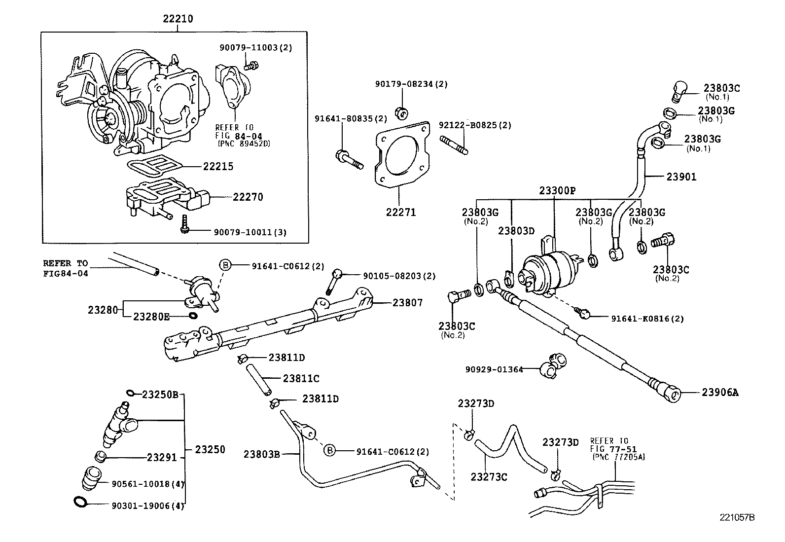 23273-75290 HOSE, FUEL, NO.2 product image