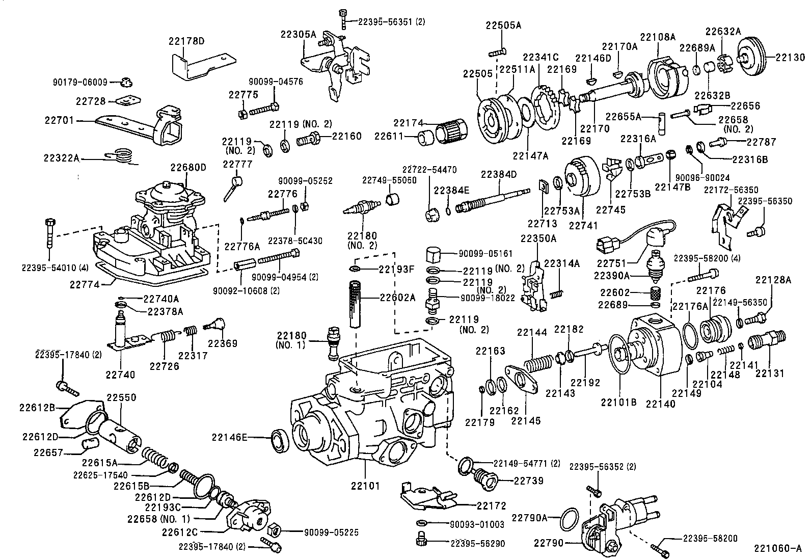 22101-5C650 HOUSING SUB-ASSY, INJECTION PUMP product image