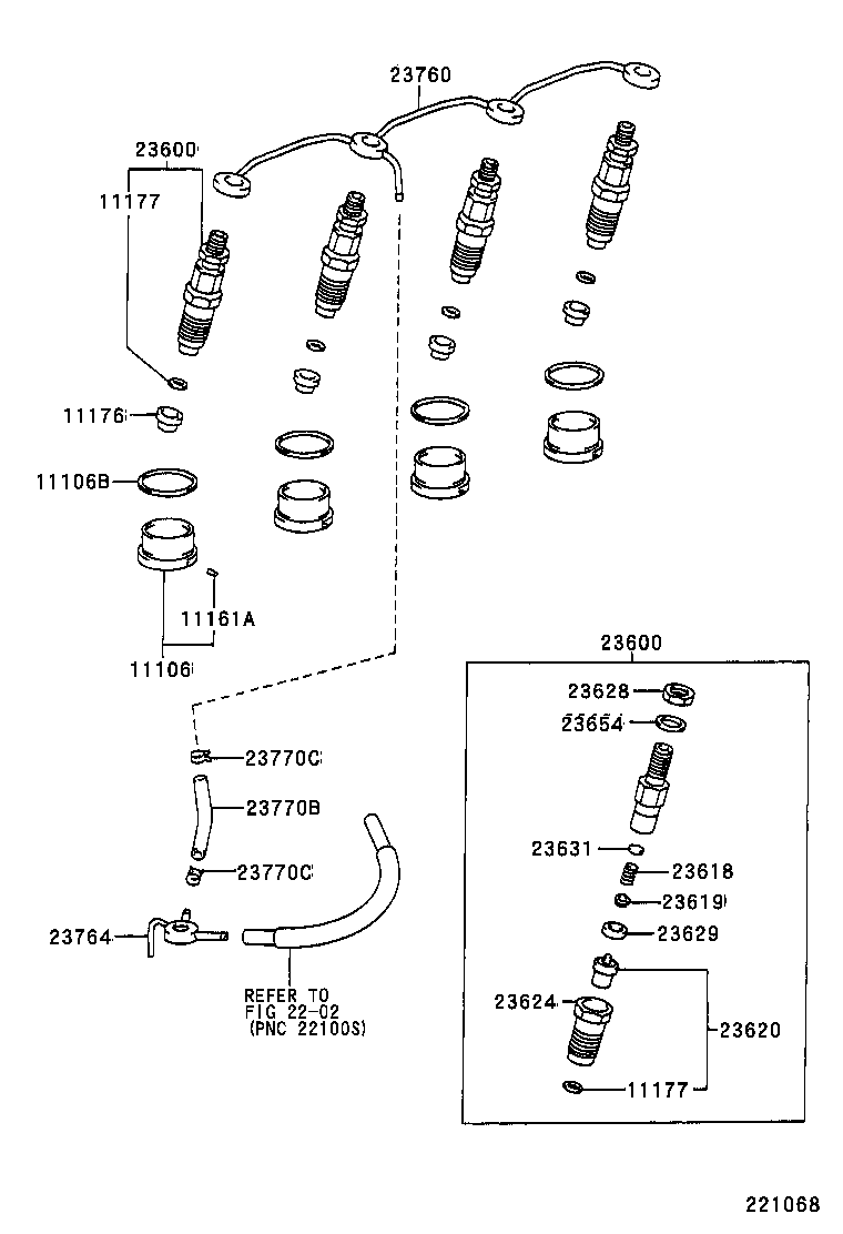 11106-67050 CHAMBER SUB-ASSY, COMBUSTION product image