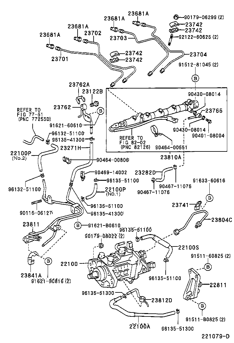 23271-27060 HOSE, FUEL, NO.1 product image