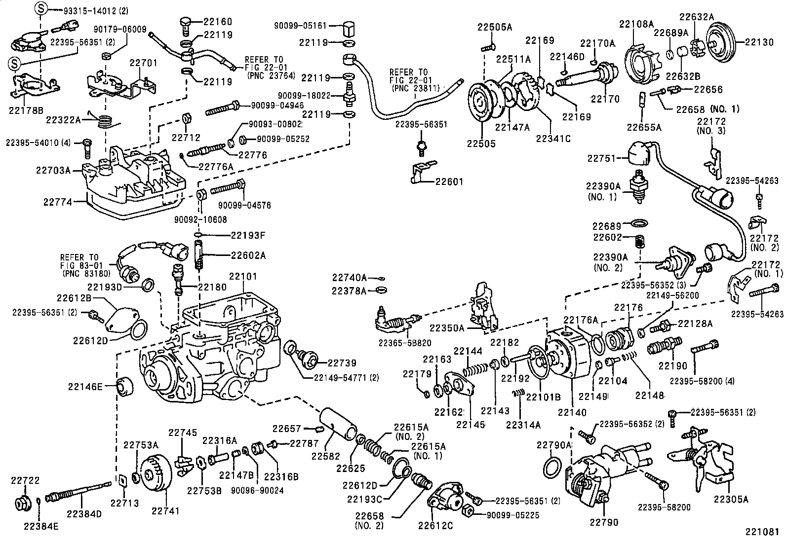 22101-5B680 HOUSING SUB-ASSY, INJECTION PUMP product image