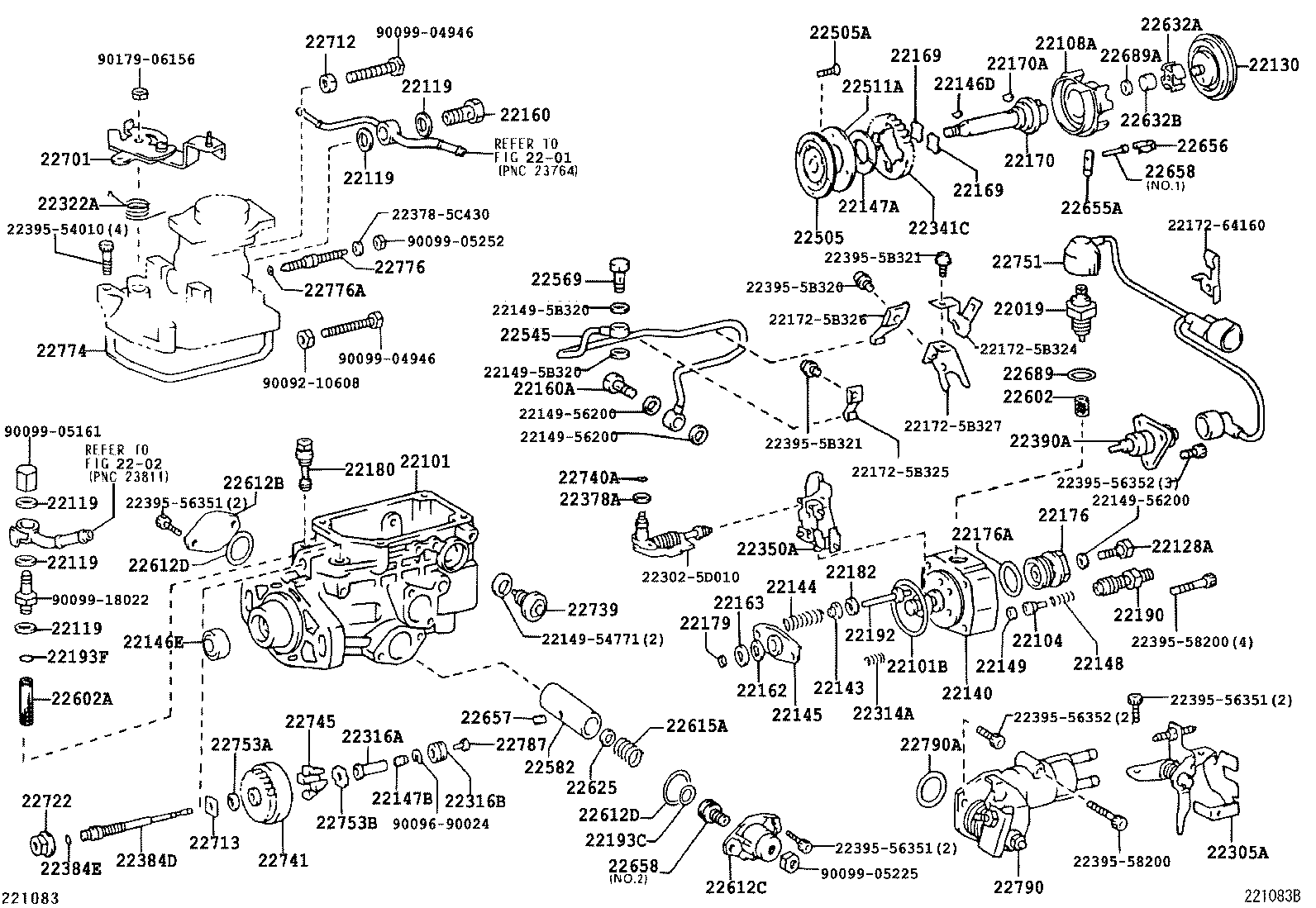 22140-5D010 HEAD SUB-ASSY, DISTRIBUTIVE PUMP product image