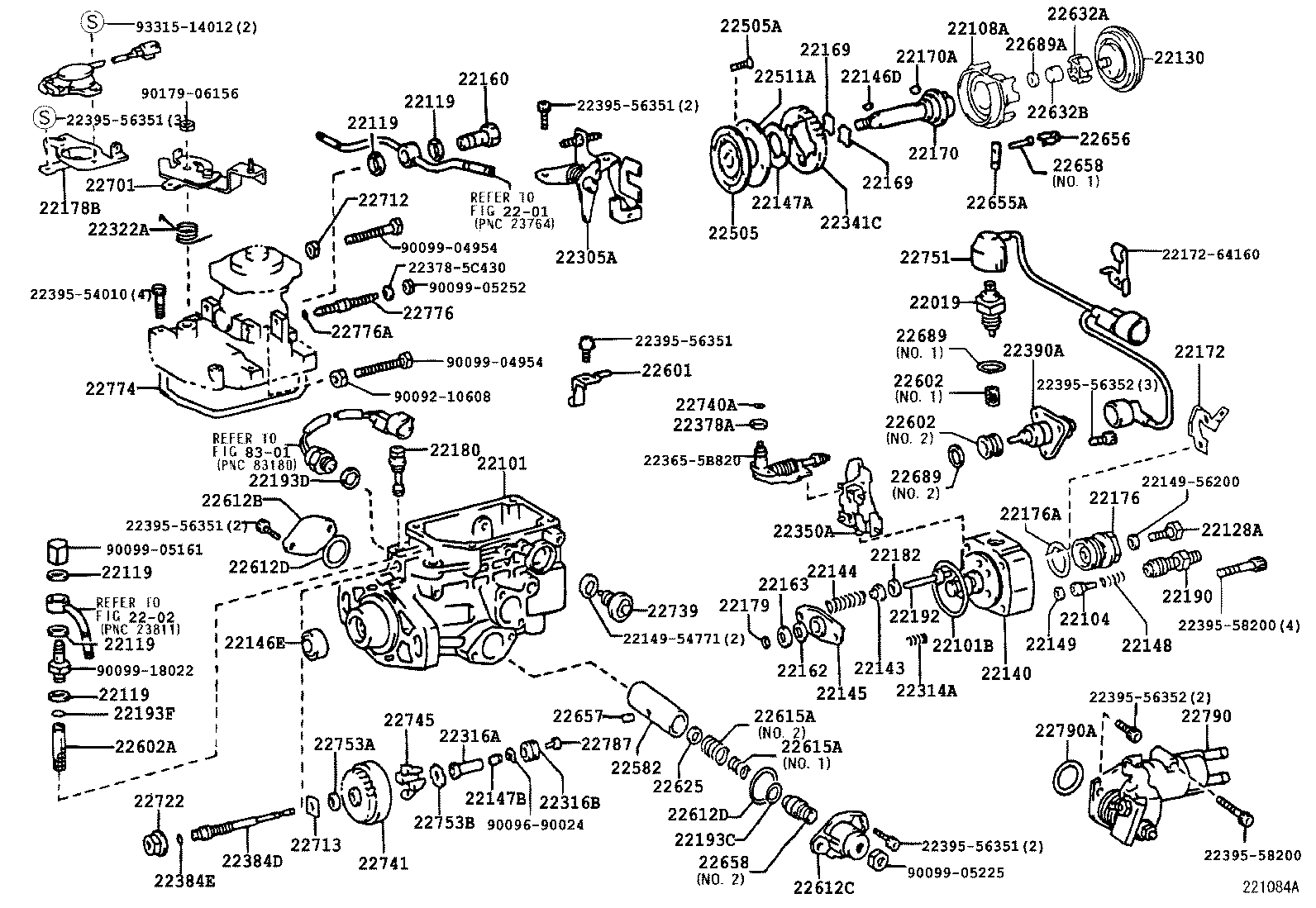 22140-5D010 HEAD SUB-ASSY, DISTRIBUTIVE PUMP product image