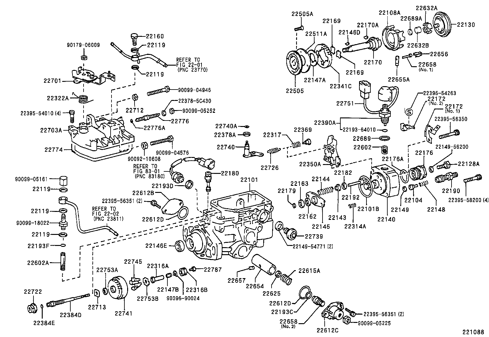 22101-5B580 HOUSING SUB-ASSY, INJECTION PUMP product image