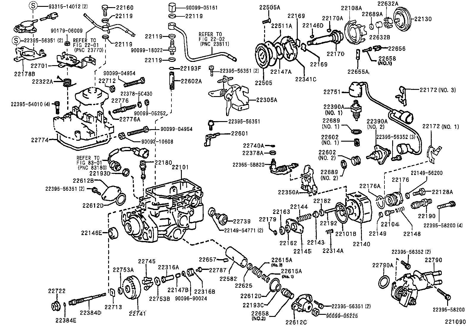 22101-5B580 HOUSING SUB-ASSY, INJECTION PUMP product image