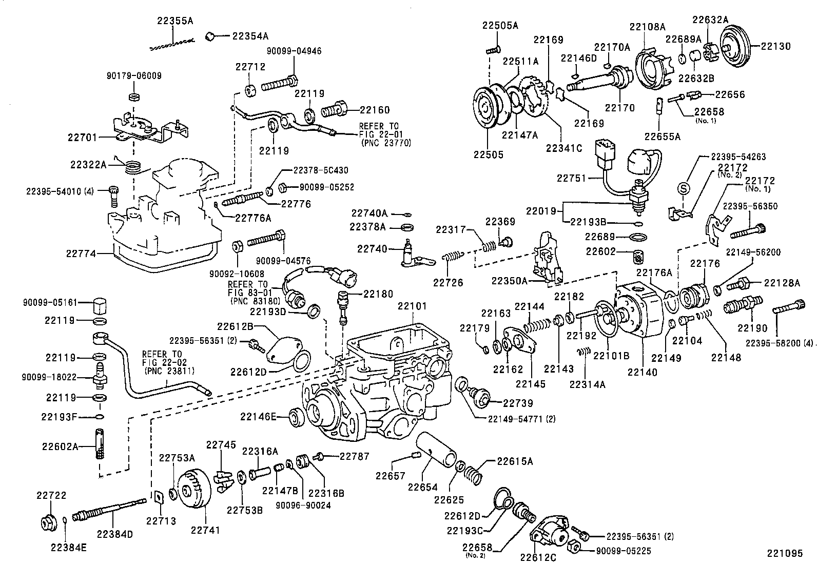 22101-5B520 HOUSING SUB-ASSY, INJECTION PUMP product image