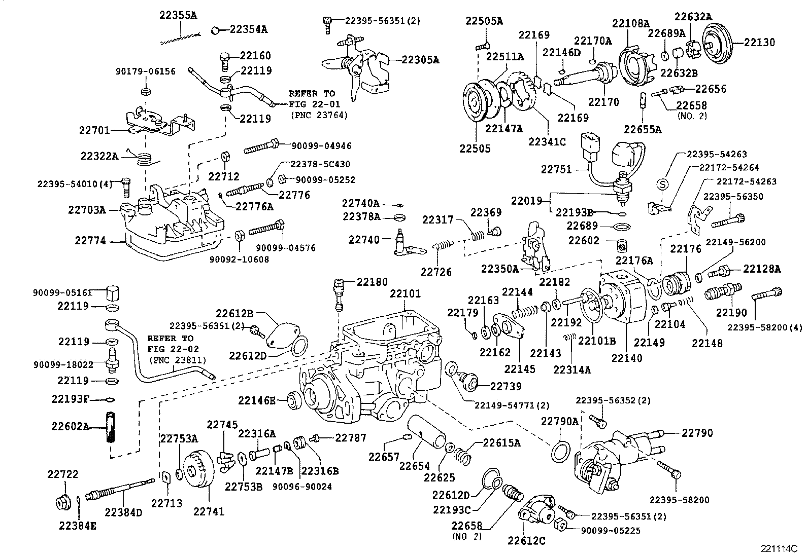 22101-5B640 HOUSING SUB-ASSY, INJECTION PUMP product image