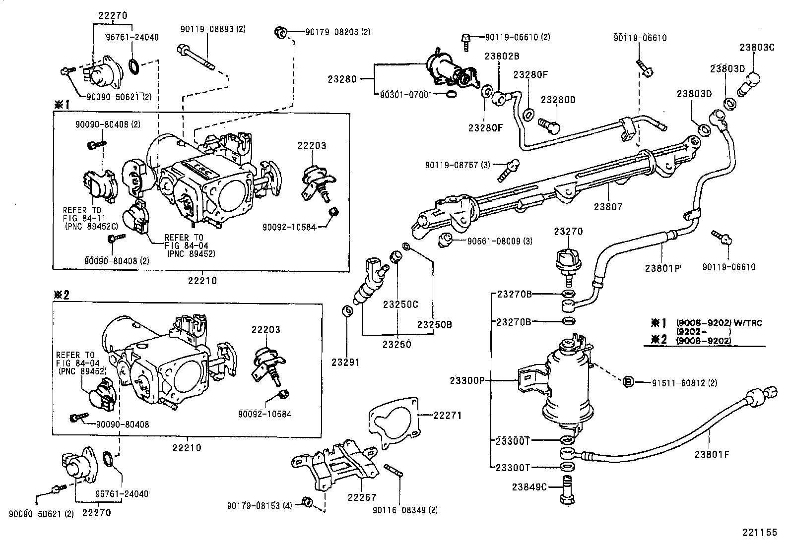 22271-74062 GASKET, THROTTLE BODY product image