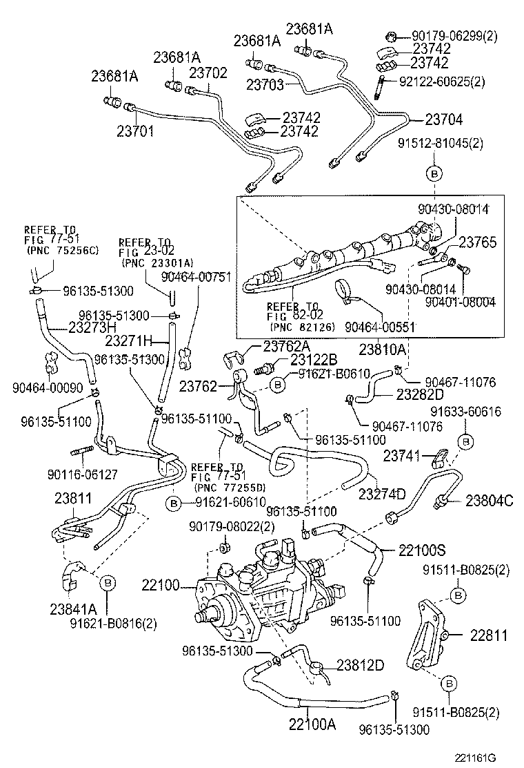 23271-27080 HOSE, FUEL, NO.1 product image