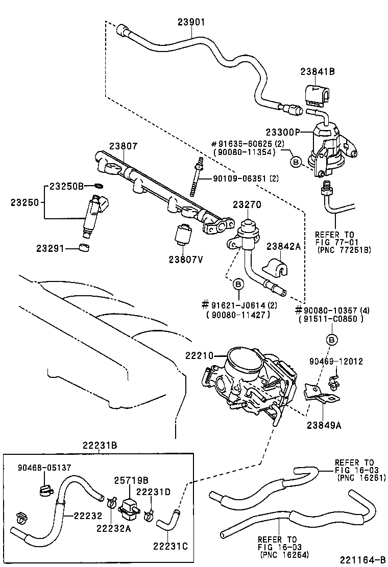 Toyota 23901-0H020 TUBE SUB-ASSY, FUEL