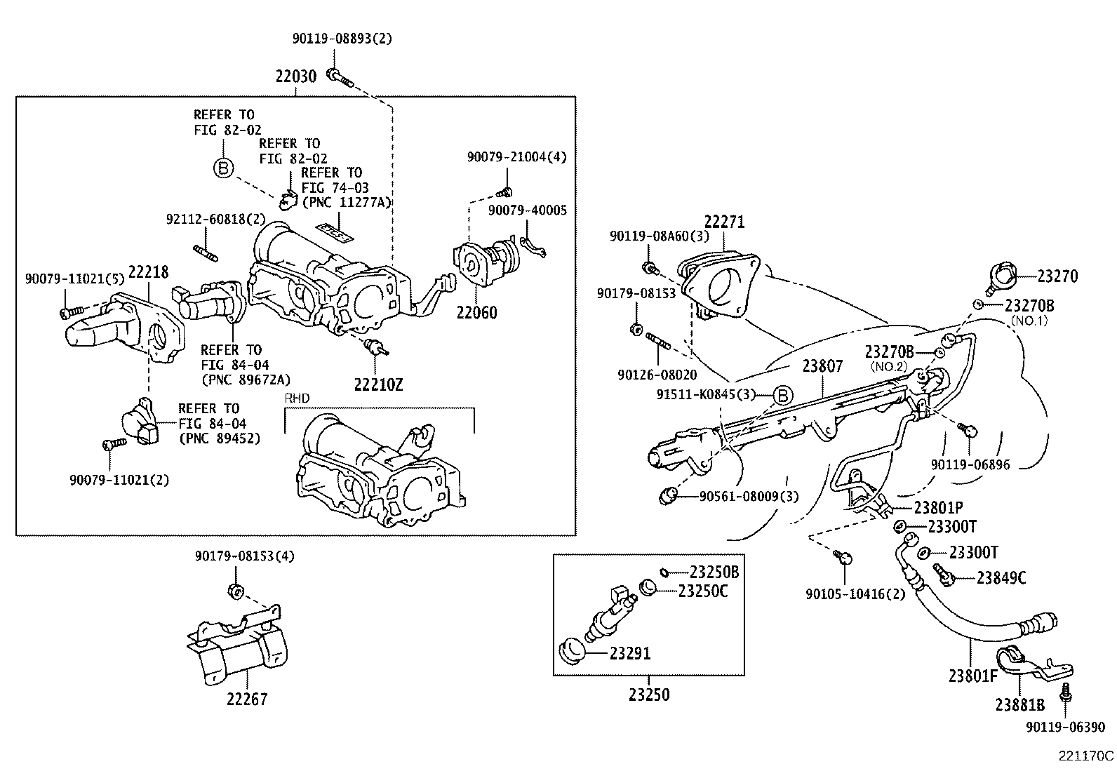 22271-46070 GASKET, THROTTLE BODY product image