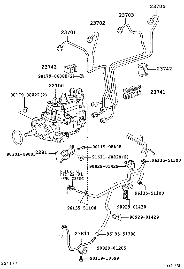 22100-54870 PUMP ASSY, INJECTION OR SUPPLY product image