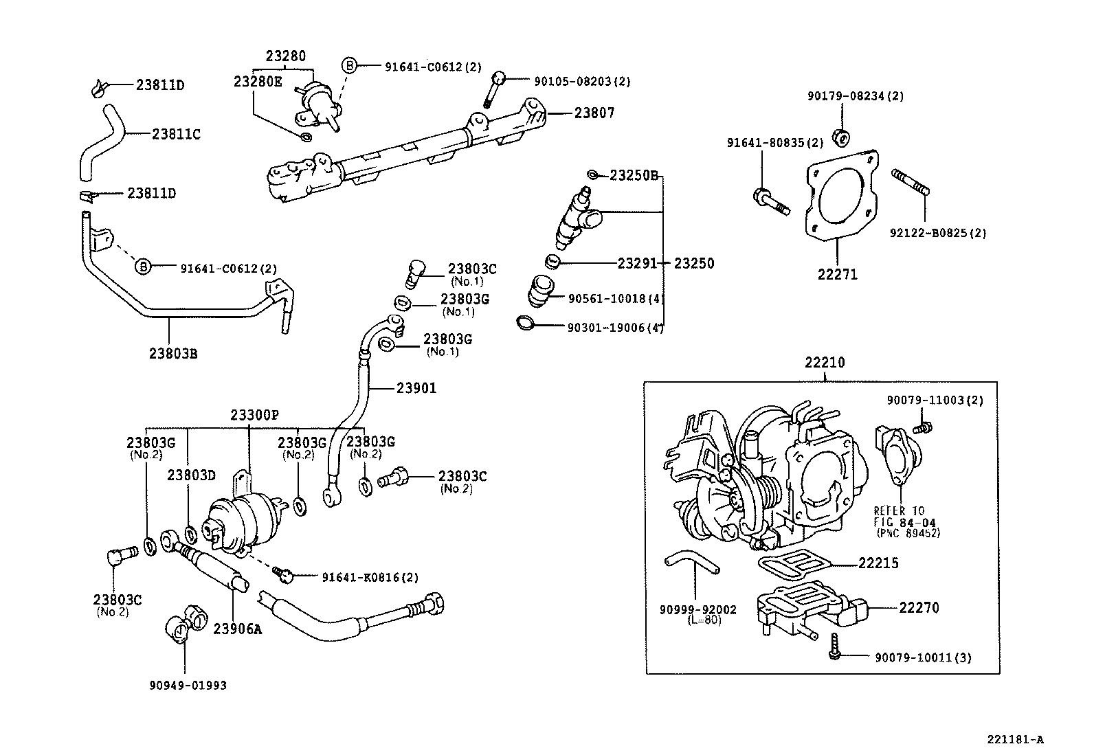 22210-75121 BODY ASSY, THROTTLE product image