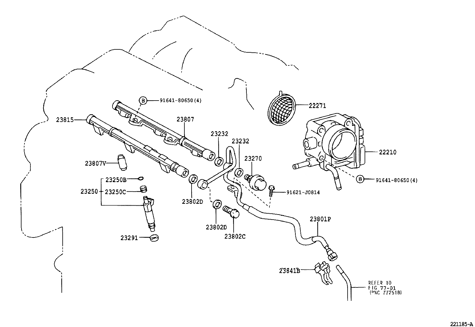 22030-20040 BODY ASSY, THROTTLE product image