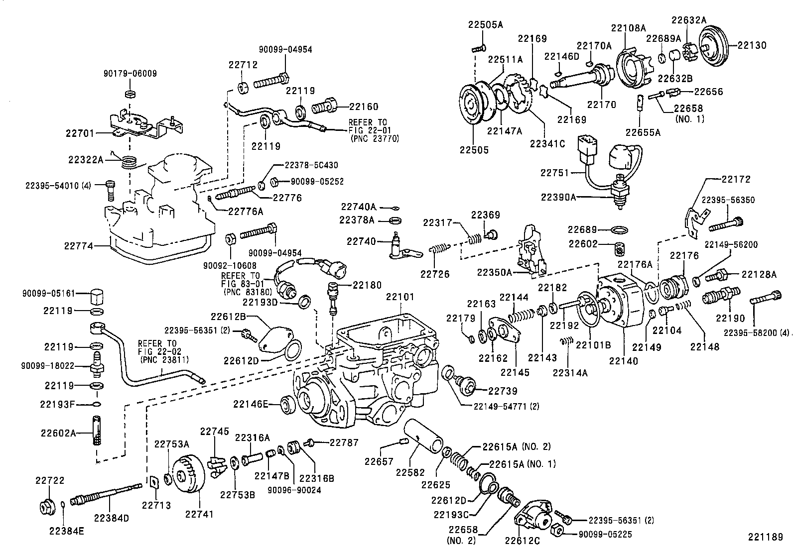 22101-5B520 HOUSING SUB-ASSY, INJECTION PUMP product image