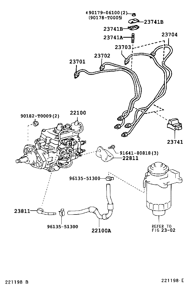 22811-05010 STAY, INJECTION PUMP, NO.1 product image