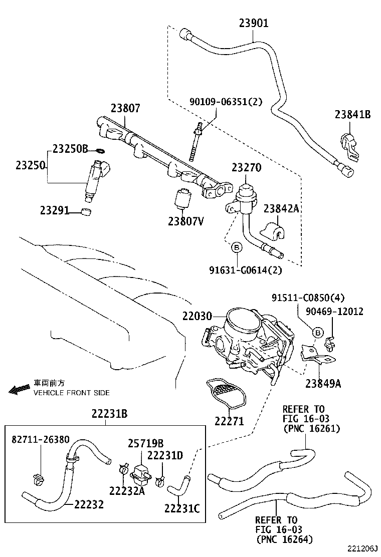 22271-20030 GASKET, THROTTLE BODY product image