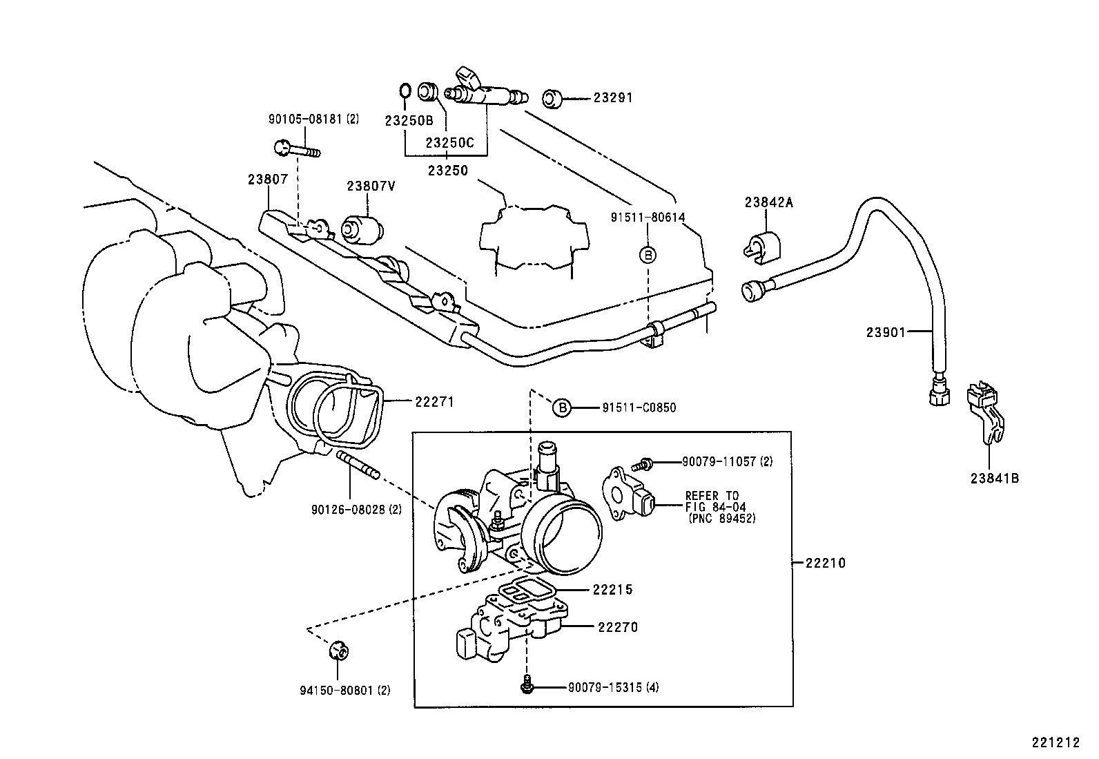 22271-22040 GASKET, THROTTLE BODY product image