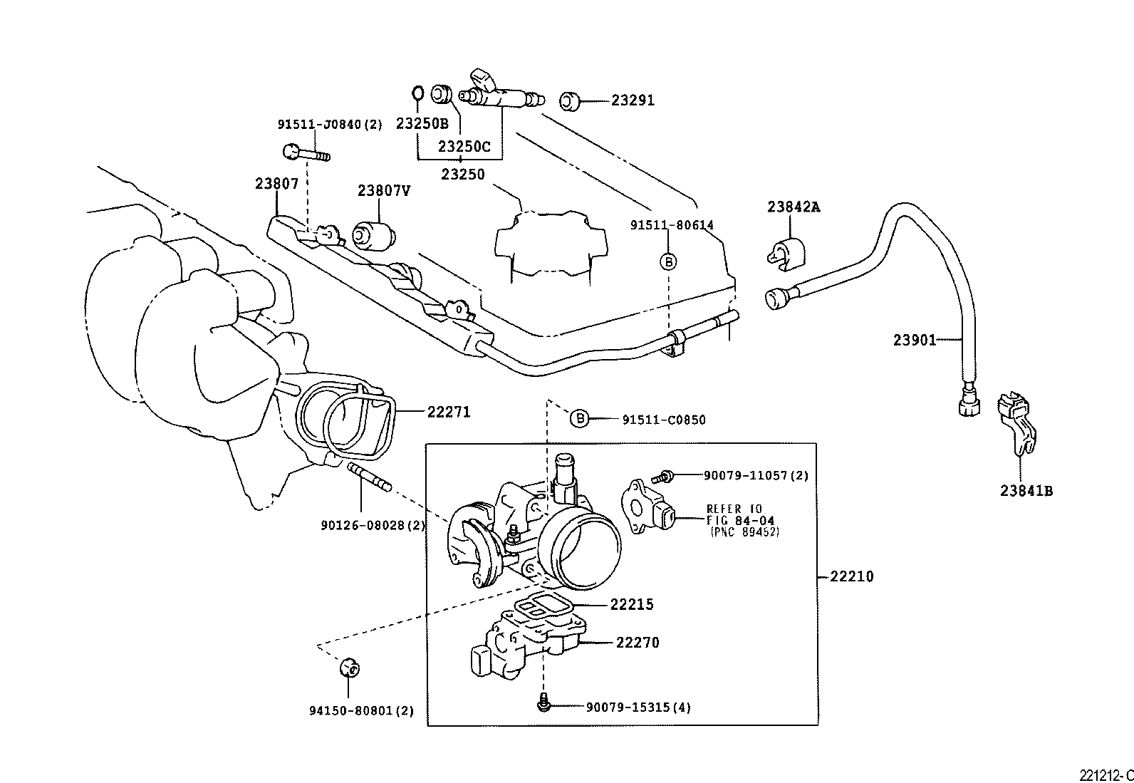 22271-21060 GASKET, THROTTLE BODY product image