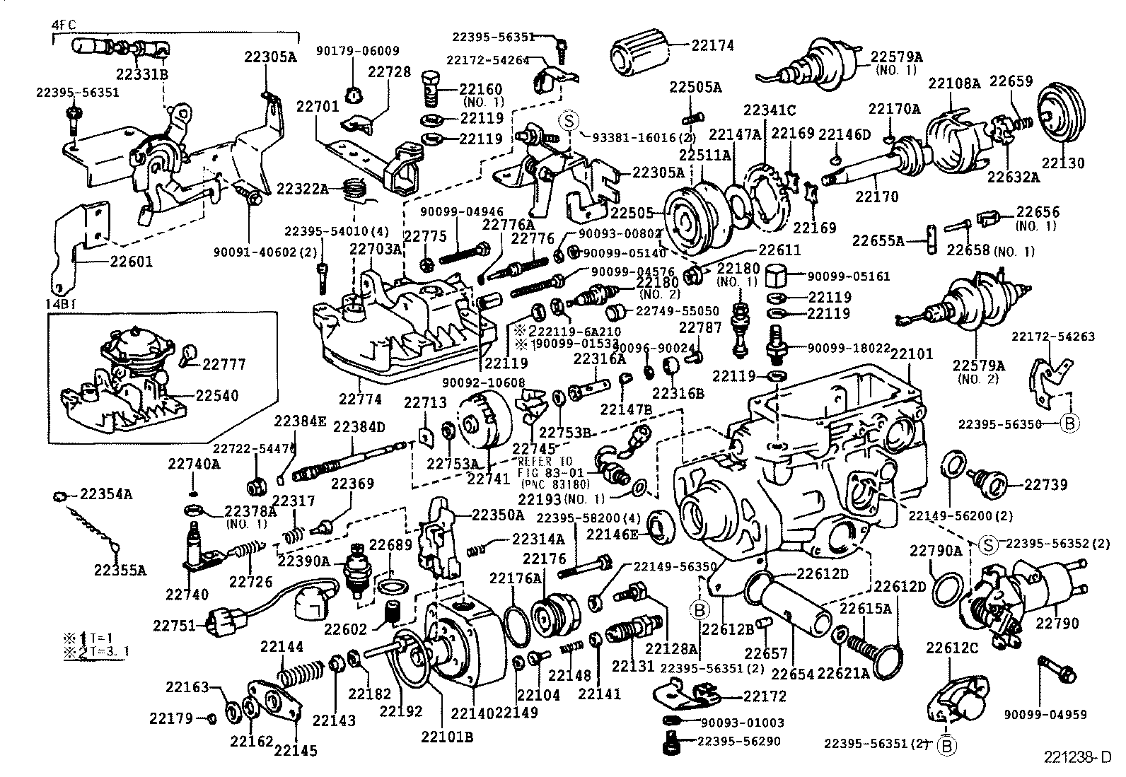 22140-56530 HEAD SUB-ASSY, DISTRIBUTIVE PUMP product image