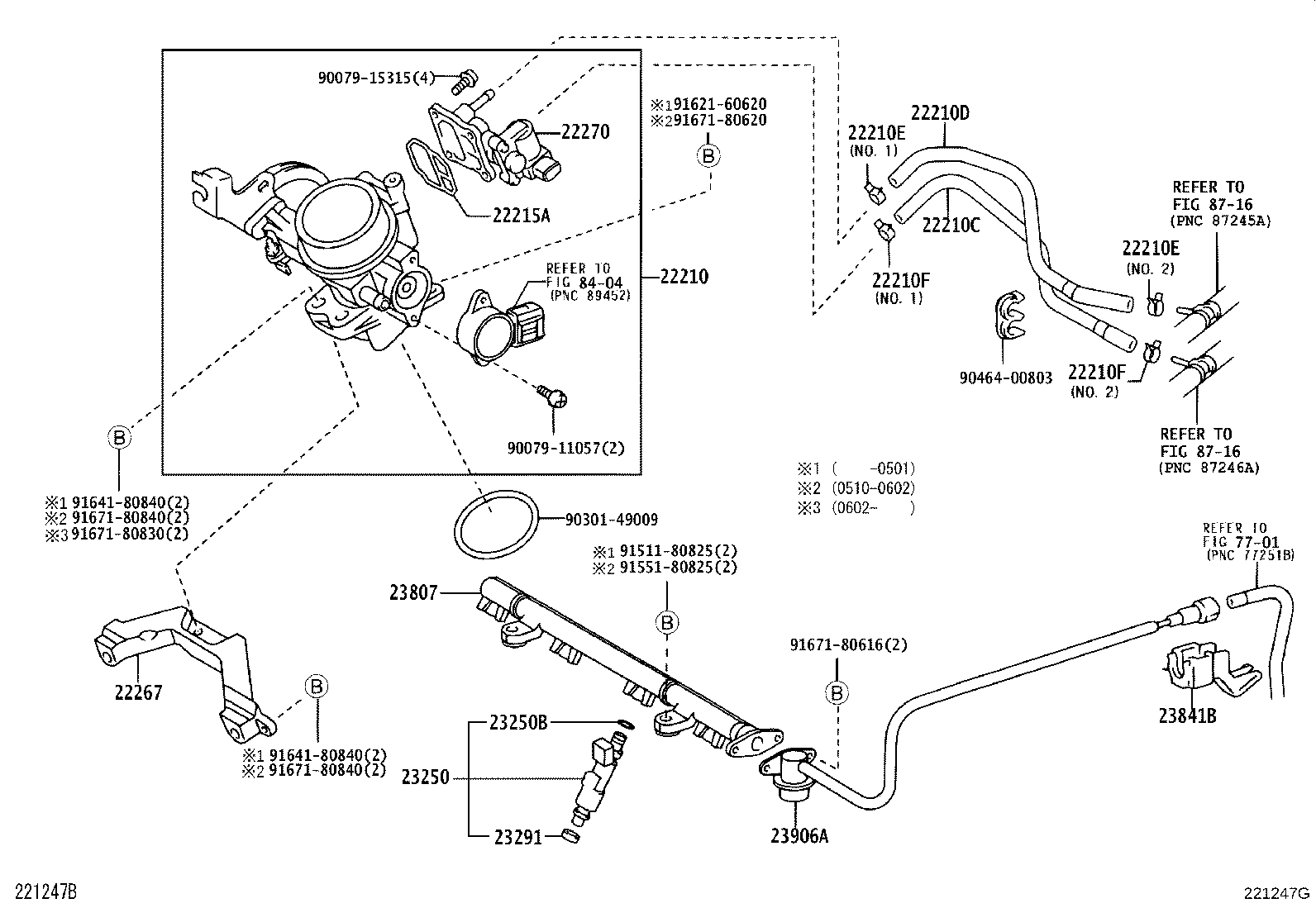 22267-23040 BRACKET, THROTTLE BODY product image
