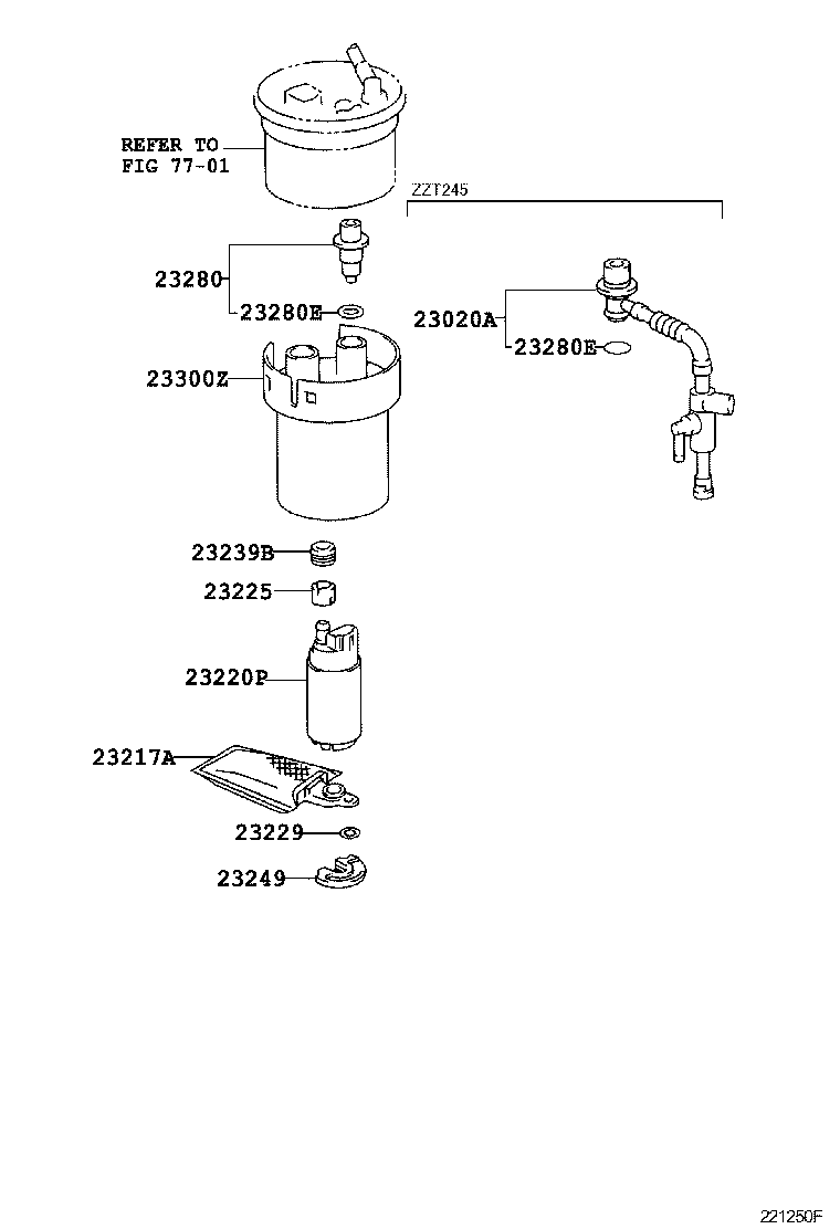 22030-28011 BODY ASSY, THROTTLE W/MOTOR product image