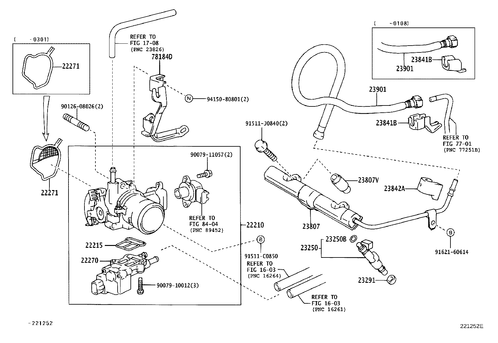 22210-23040 BODY ASSY, THROTTLE product image