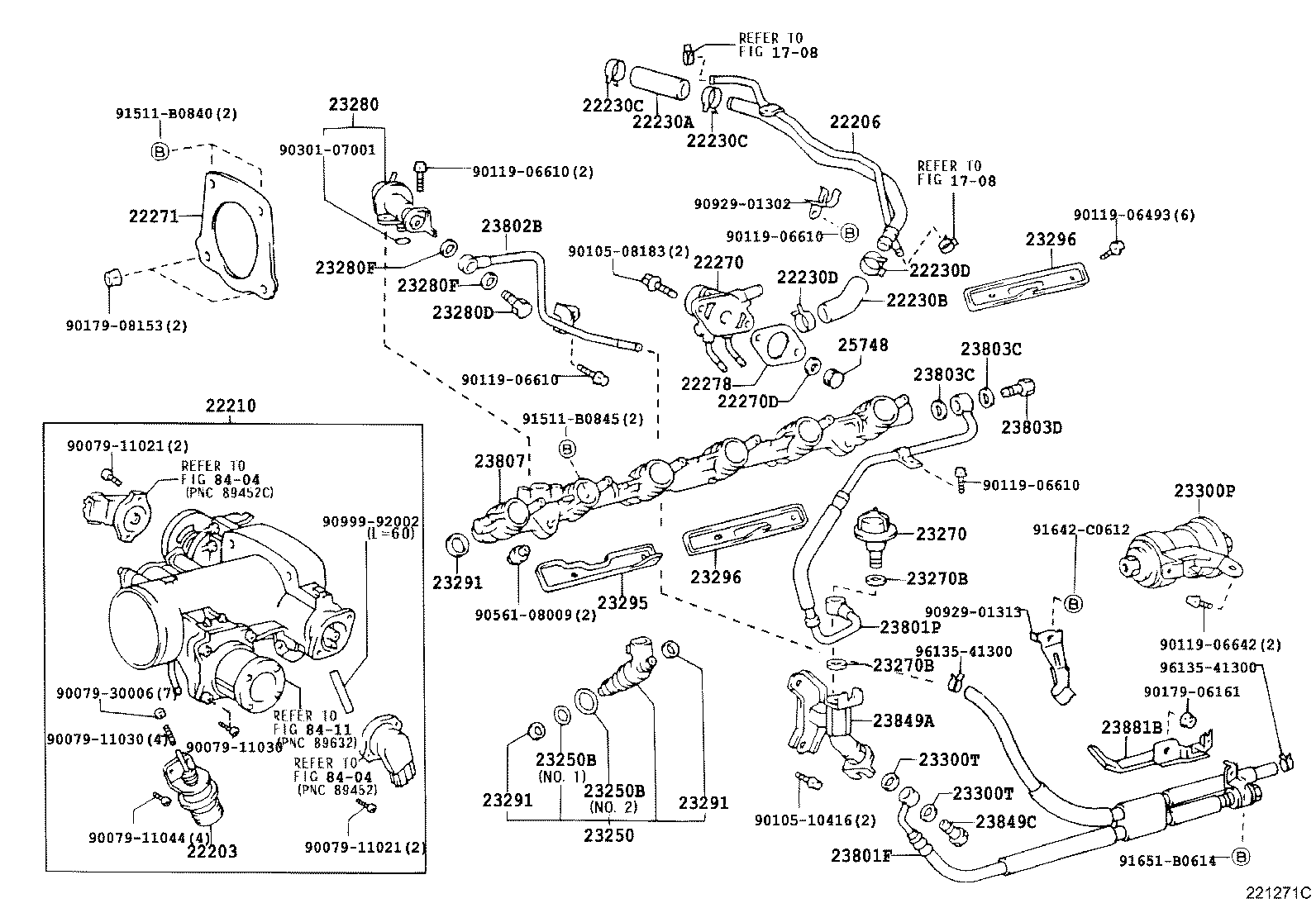 22030-46040 BODY ASSY, THROTTLE product image
