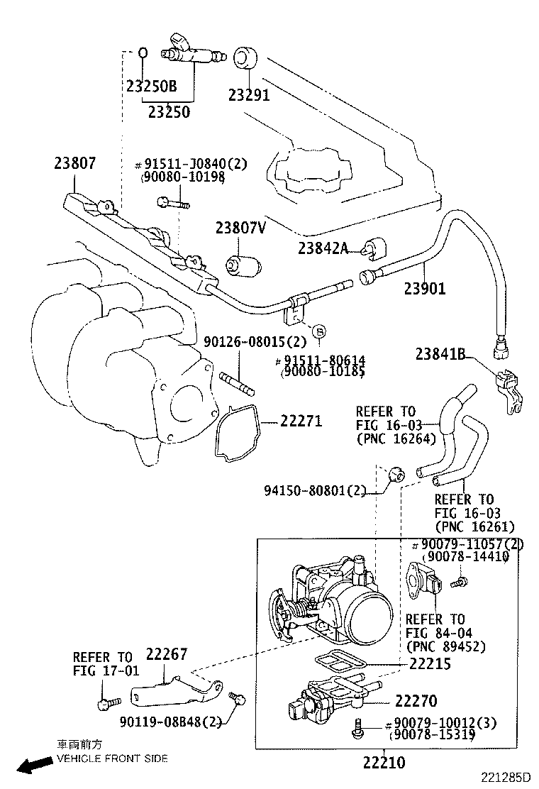 22271-0D030 GASKET, THROTTLE BODY product image