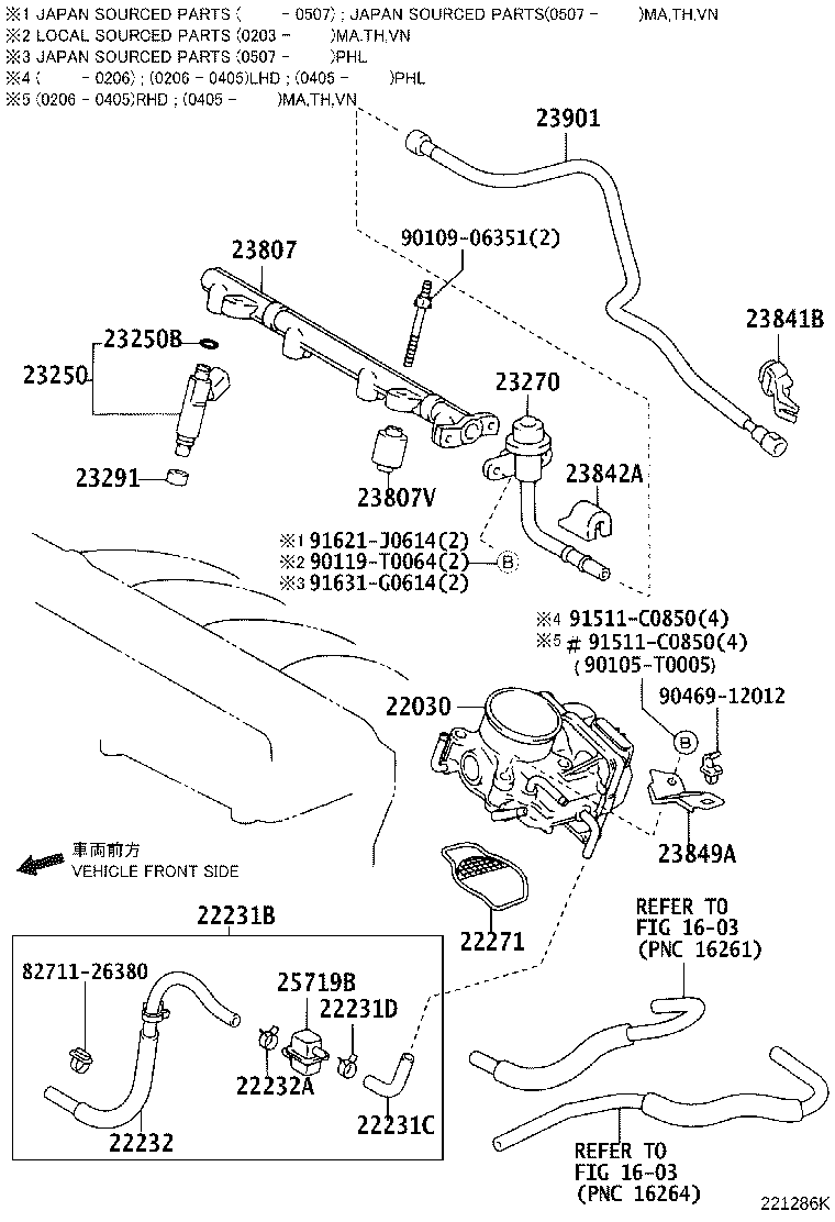 22210-28060 BODY ASSY, THROTTLE product image