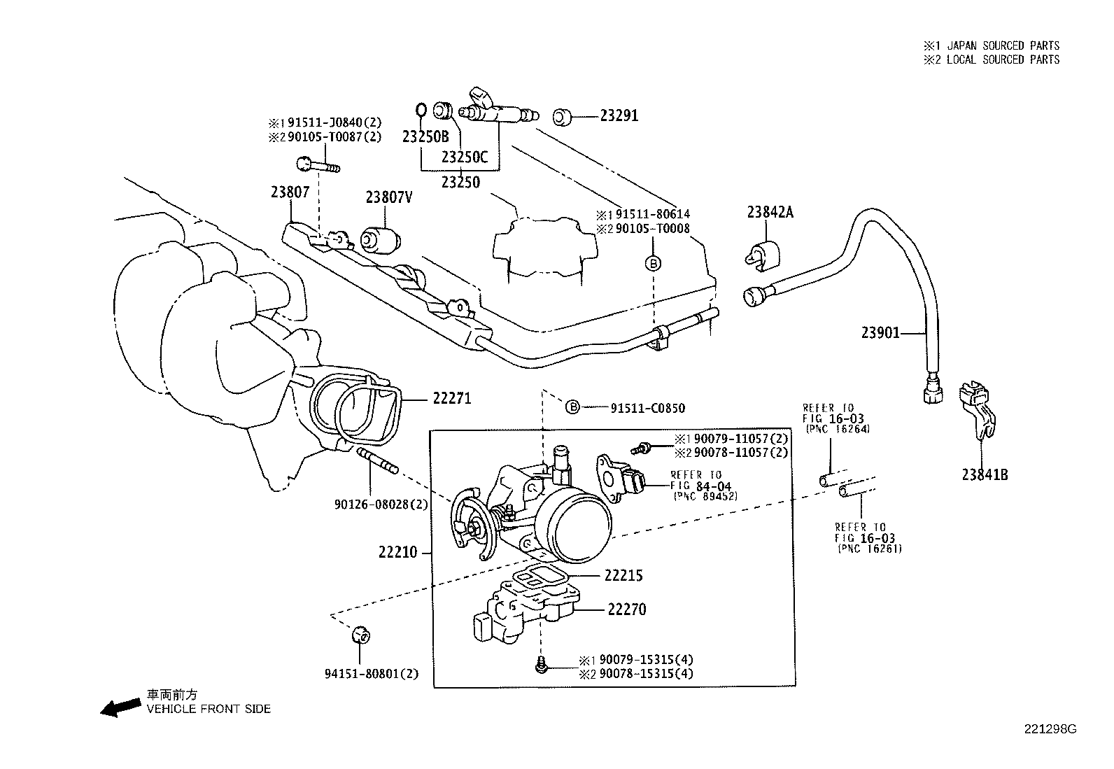 22271-22080 GASKET, THROTTLE BODY product image